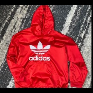 Sold**Adidas Satin Hoodie